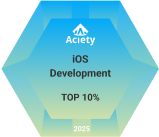 Aciety recognizes SEVEN as Top 10% iOS Developers in 2025